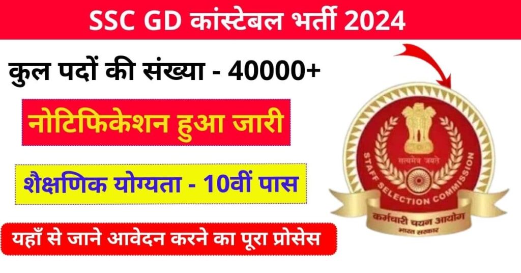 SSC GD Constable Notification 2024